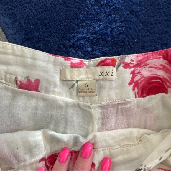 xxi Floral Cotton Skirt - Picture 10 of 15